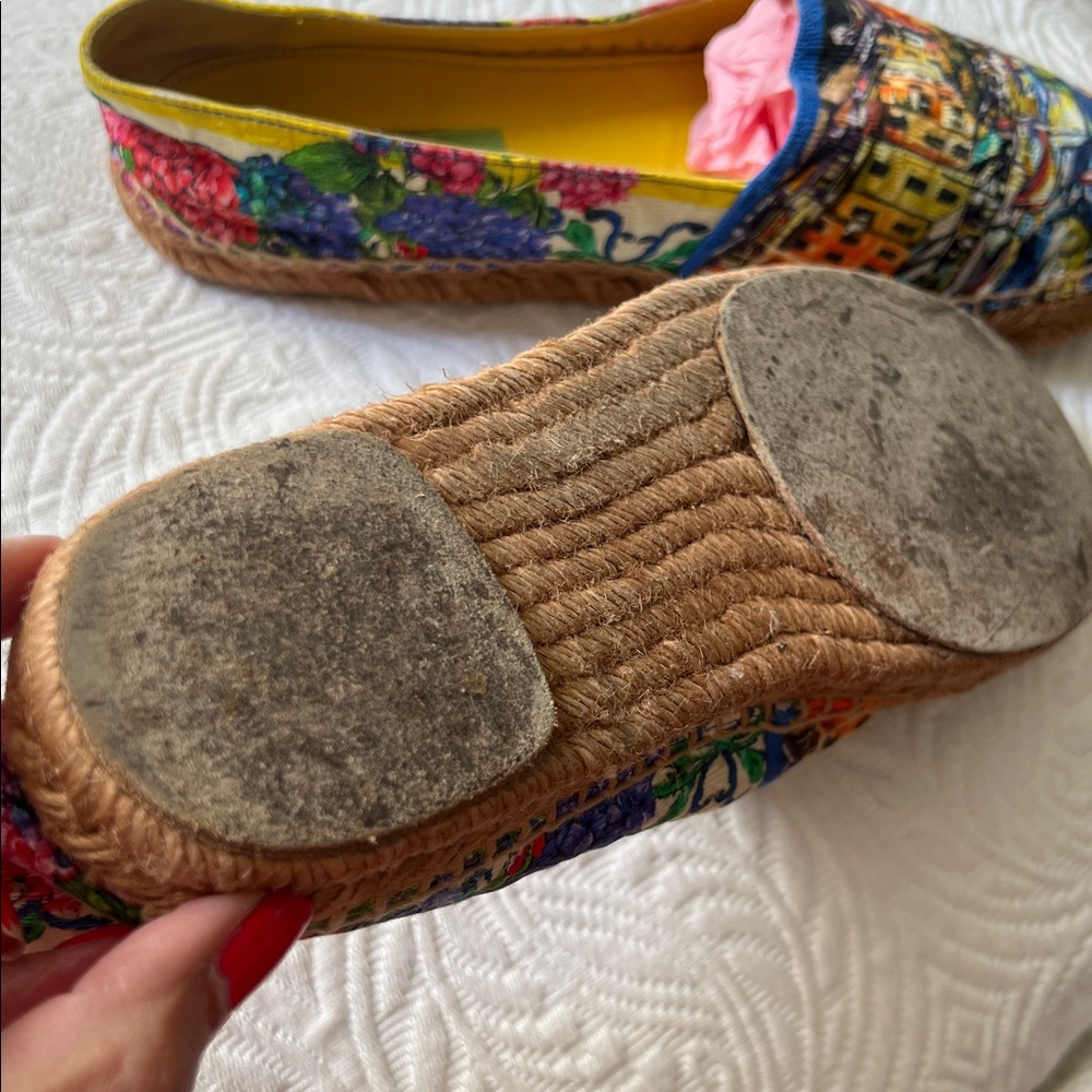 Dolce & Gabbana Portofino Italia Espadrille Loafer Size 9 - Picture 8 of 9